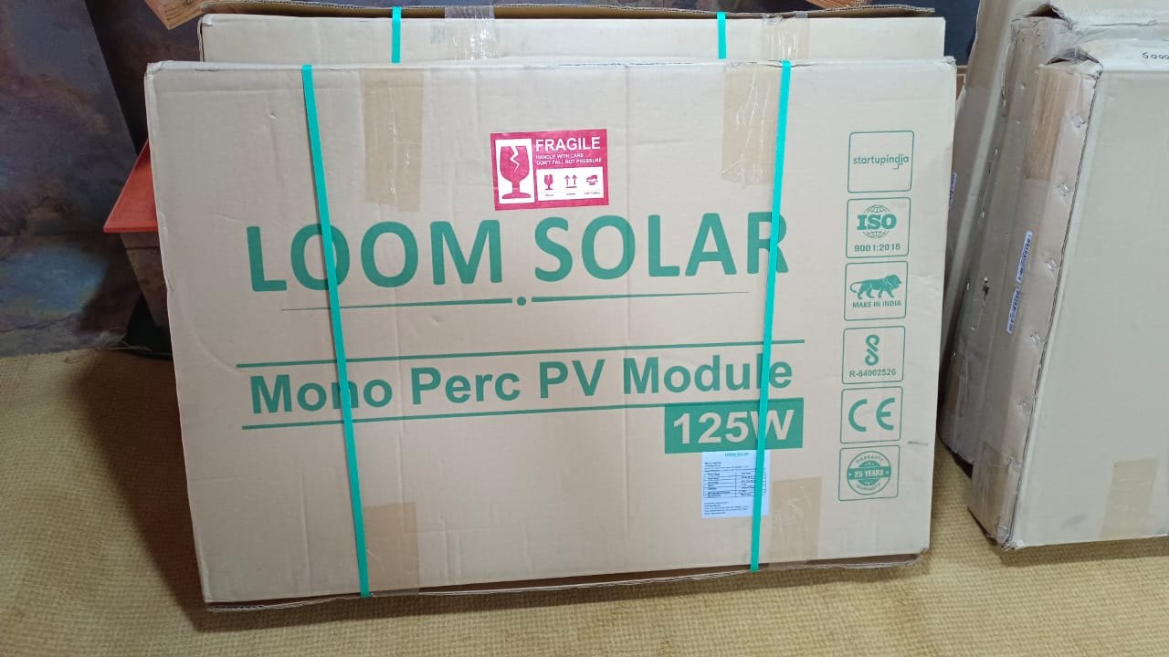 125w mono perc half cut solar panel Supplier in Aurangabad